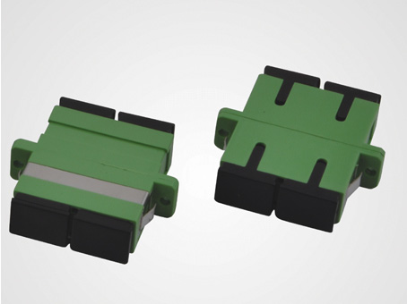 Single mode SC/APC Duplex Fiber Optic Adapter