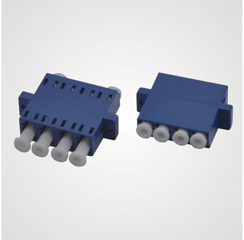 Single mode LC/UPC Quad Fiber Optic Adapter