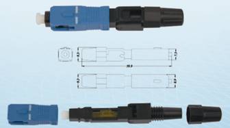 Fast connector SC/UPC 03